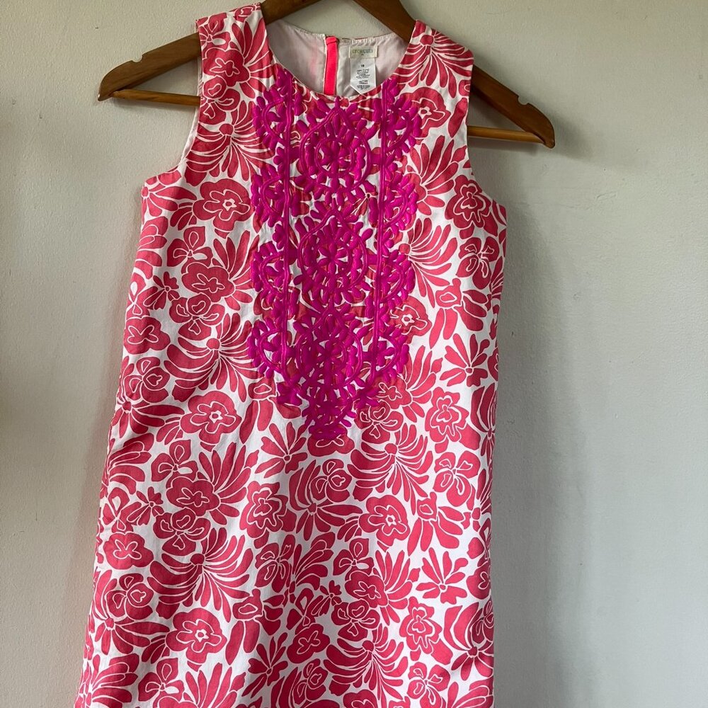 Crewcuts Pink and White Summer Dress, Size 10